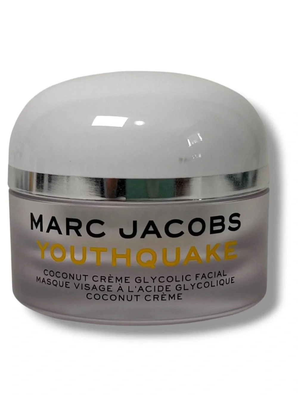 Marc Jacobs Youthquake Coconut Crème Glycolic Facial Glow Mask, NWOB